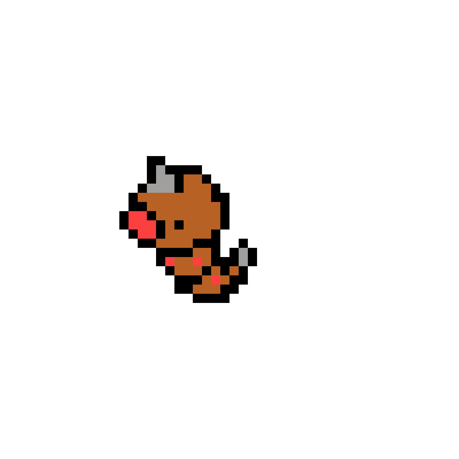 Pärlplatta mönster för Weedle