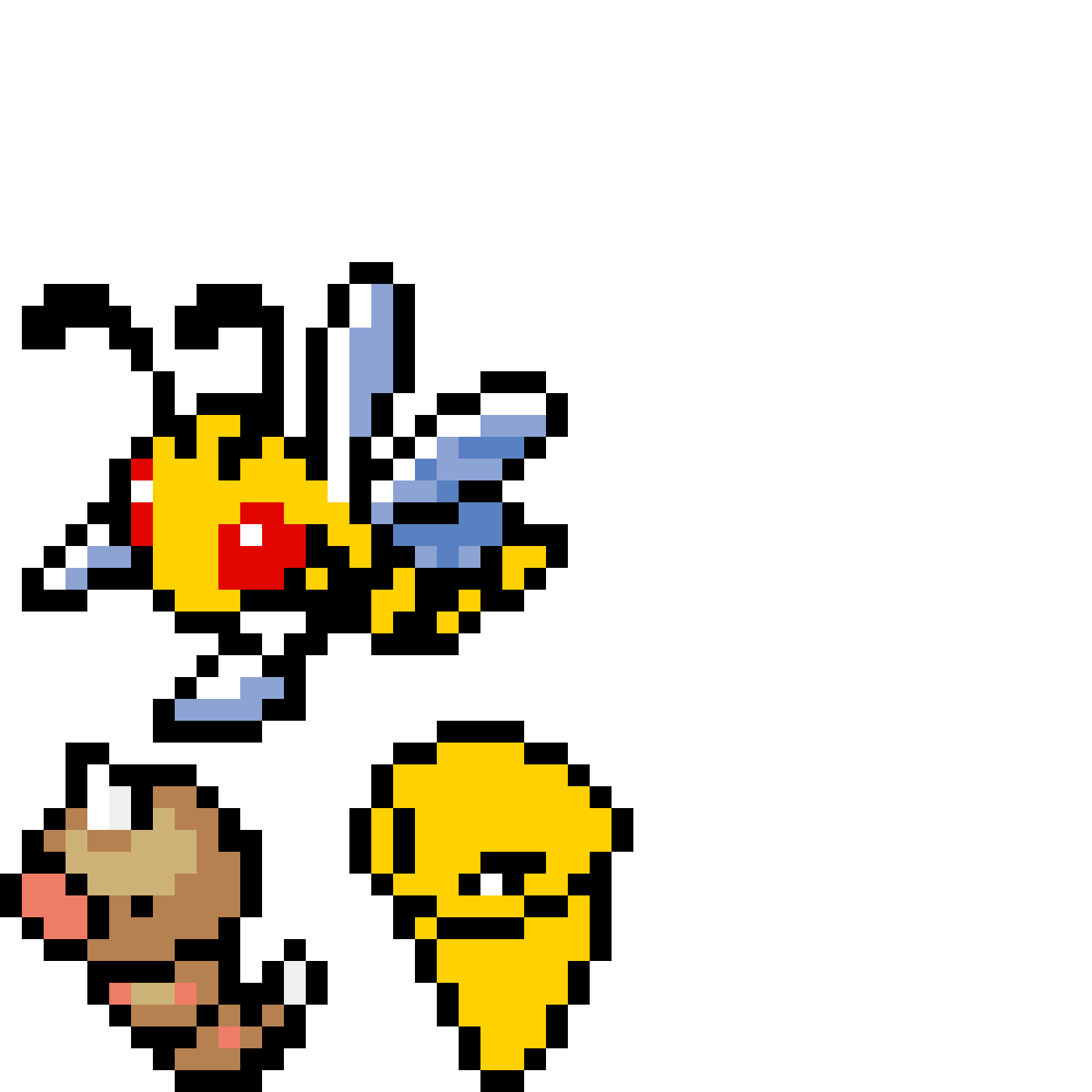Pärlplatta mönster för weedle och dess evo v1