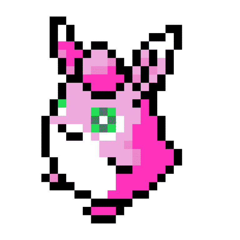 Wigglytuff – Pokemon Pärlplatta Mönster