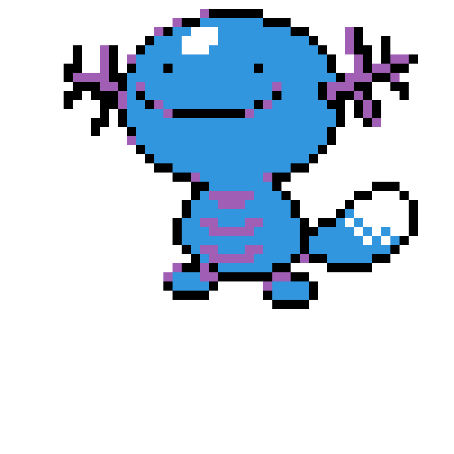 Pärlplatta mönster för wooper