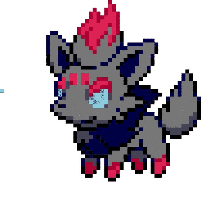 Zorua – Pokemon Pärlplatta Mönster