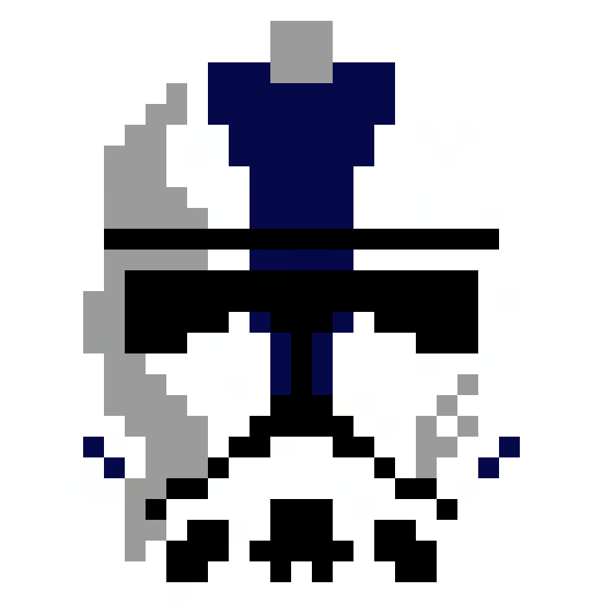 Pärlplatta mönster för Clone Trooper-hjälm (Star Wars)