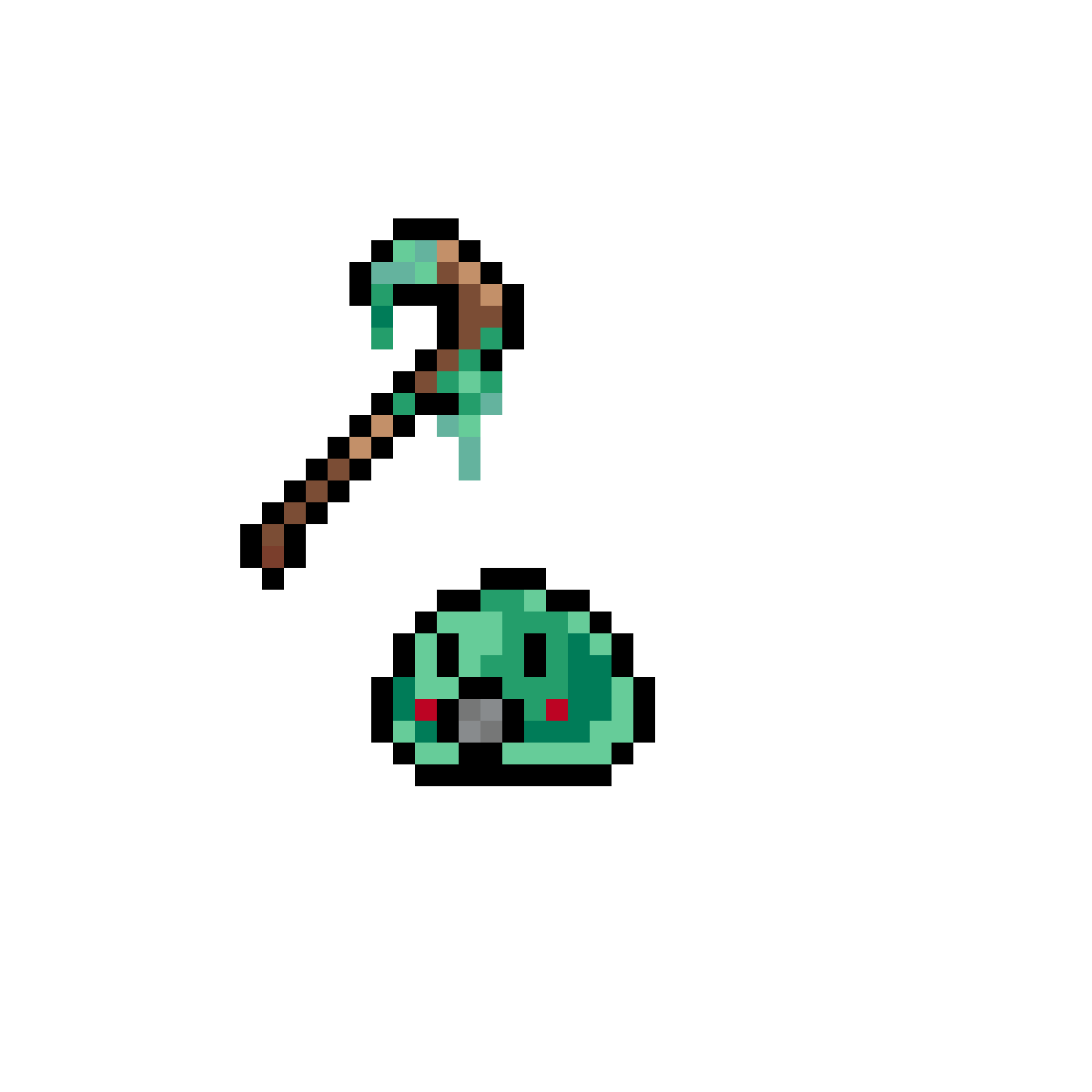 Pärlplatta mönster för Baby Slime Terraria