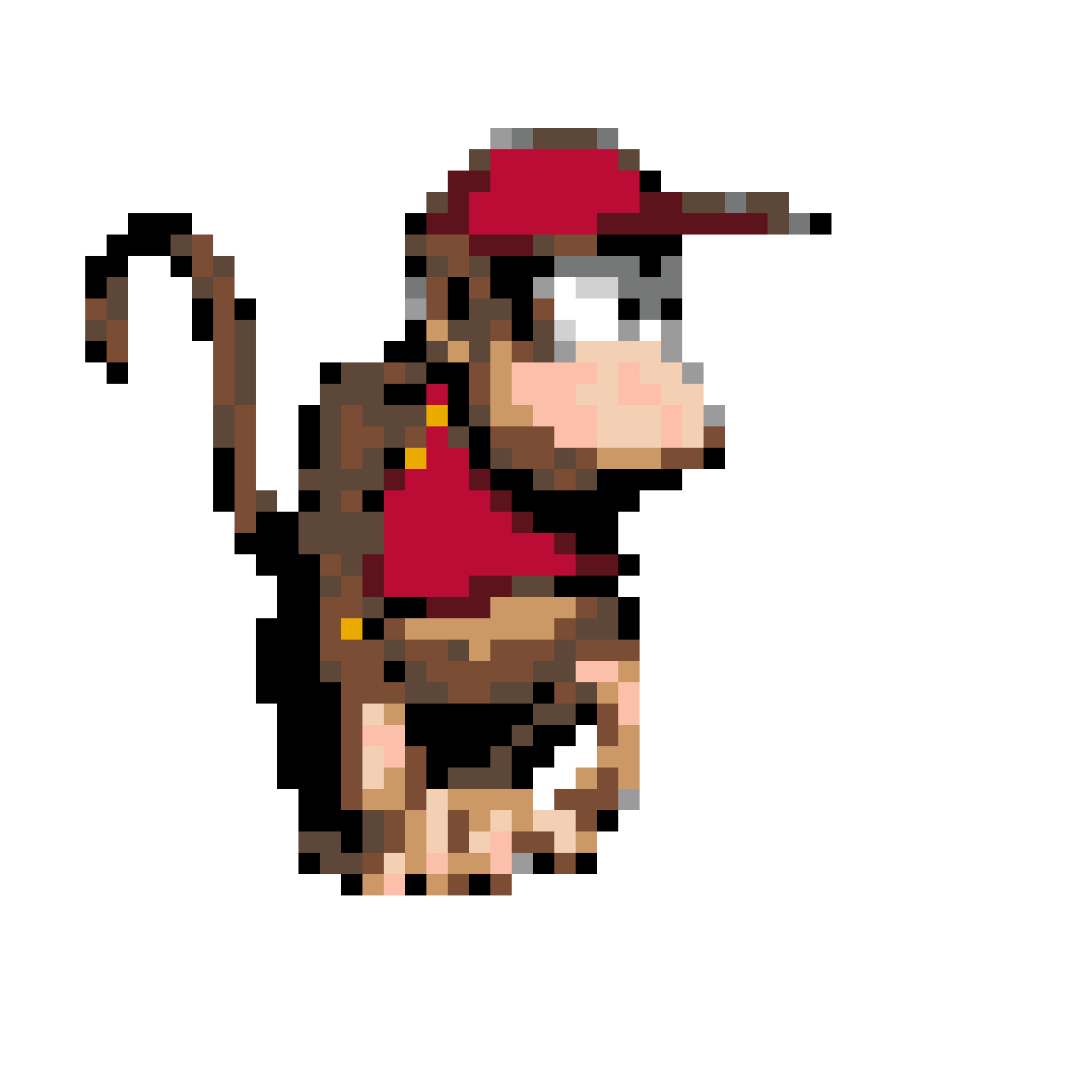 Pärlplatta mönster för Diddy Kong