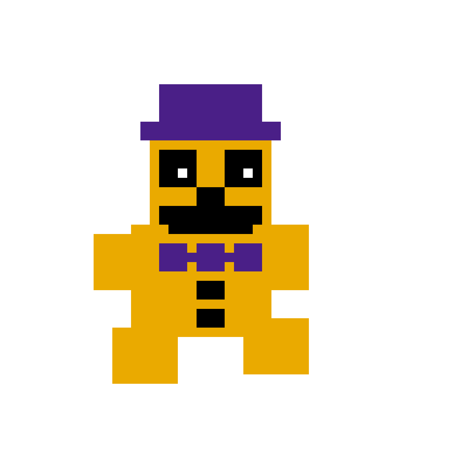 Pärlplatta mönster för freddbear plush fnaf 4