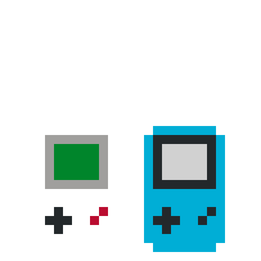 Pärlplatta mönster för game boy   color