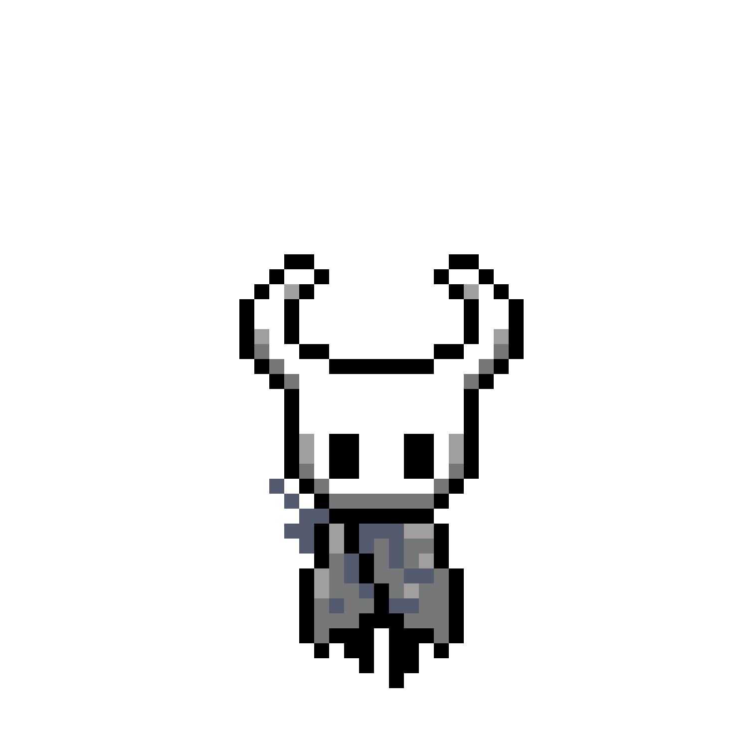 Pärlplatta mönster för hollow knight
