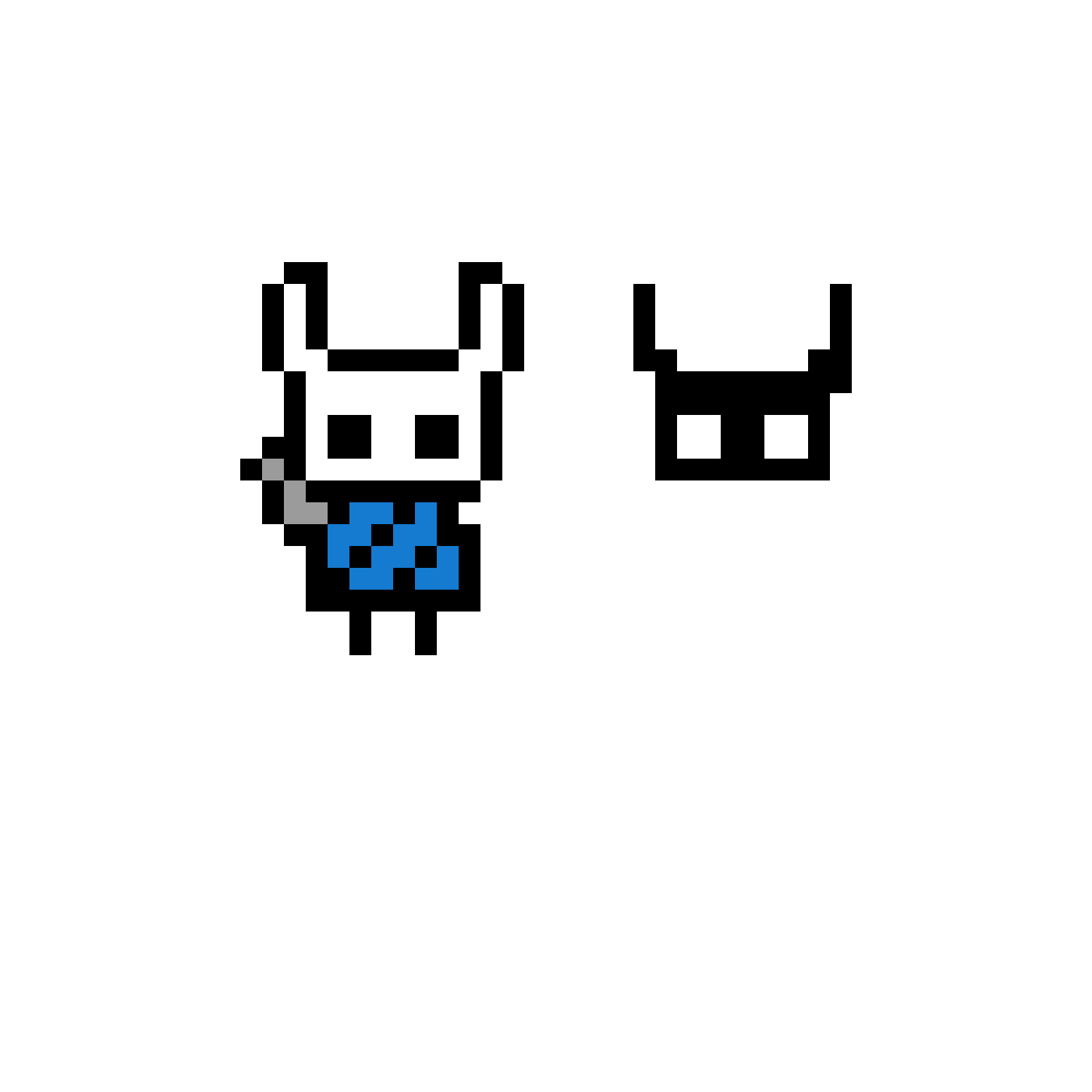 Pärlplatta mönster för Hollow Knight