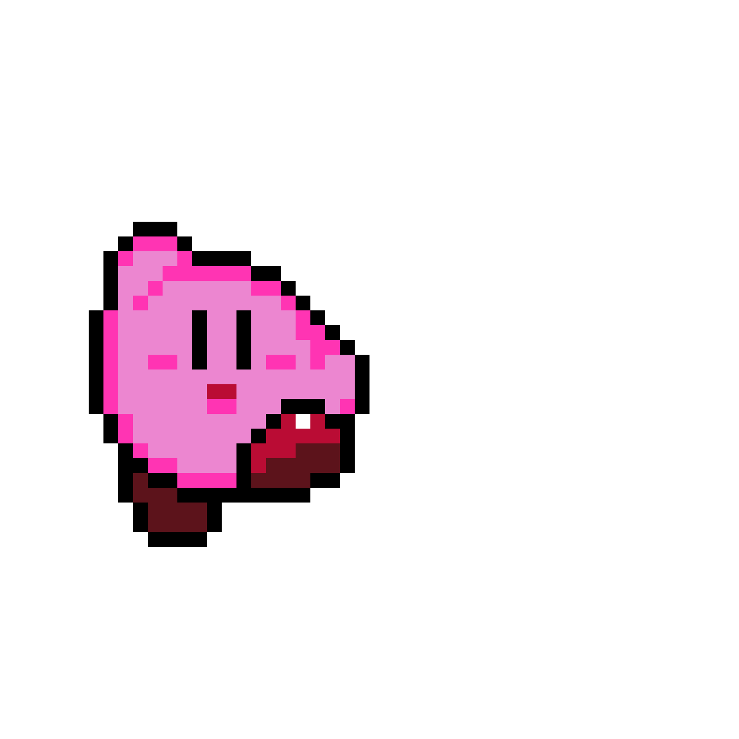 Pärlplatta mönster för Kirby