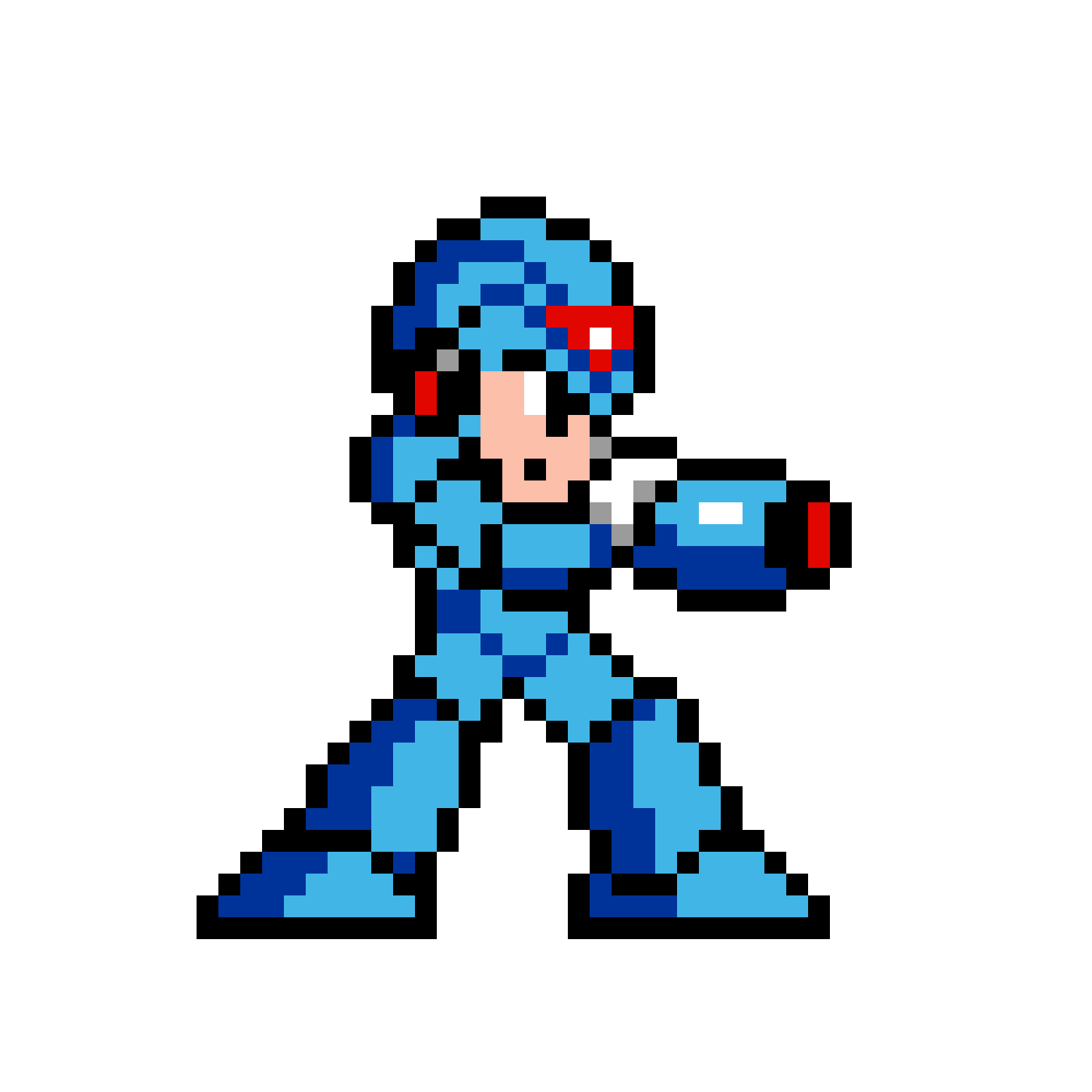 Pärlplatta mönster för MegaMan X