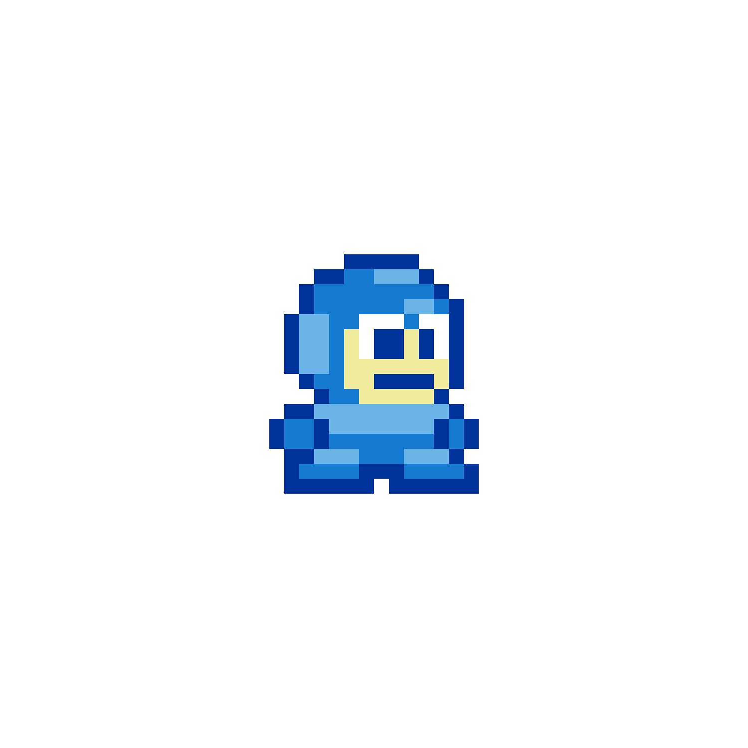 Pärlplatta mönster för Mini Megaman