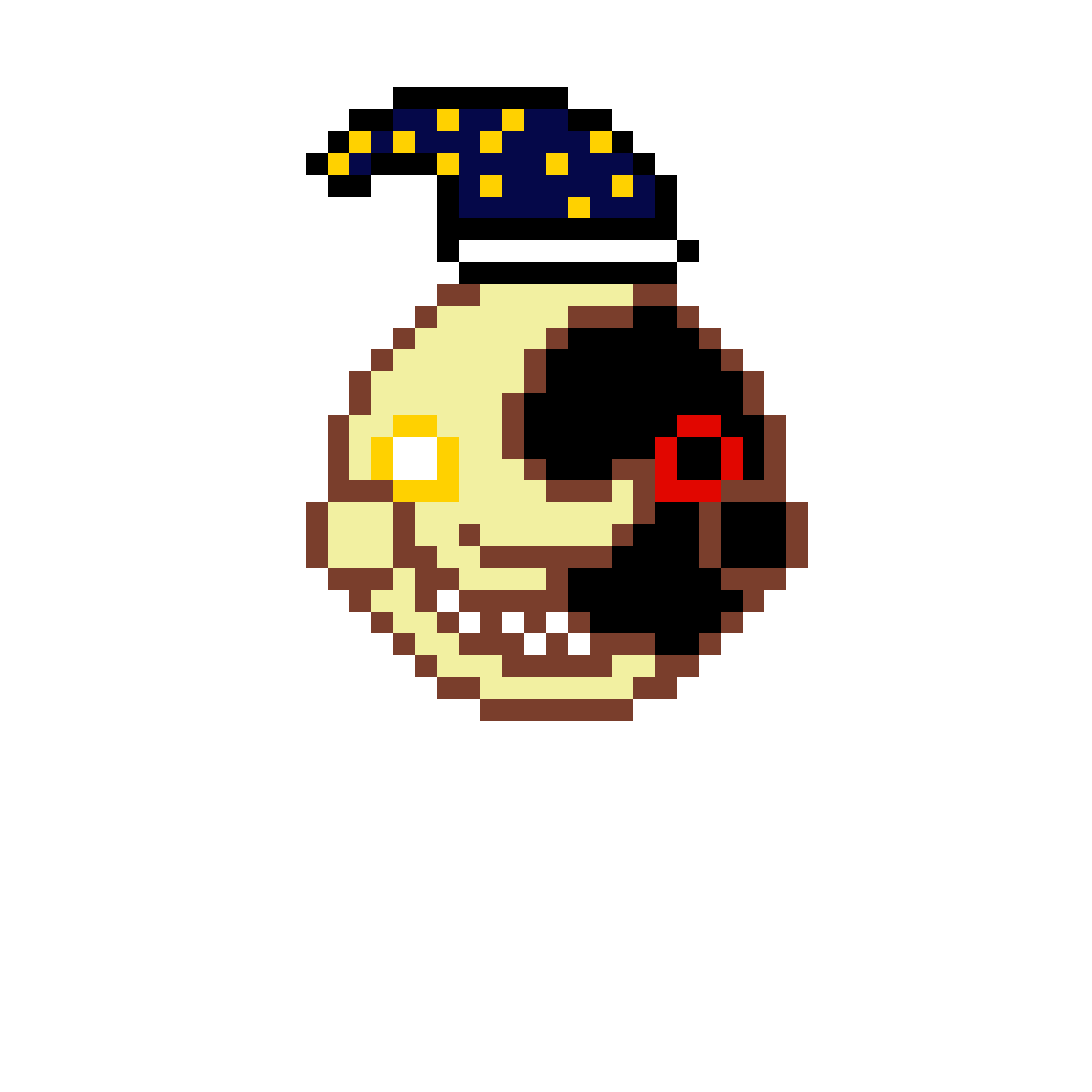 Pärlplatta mönster för Moondrop fnaf Security Breach