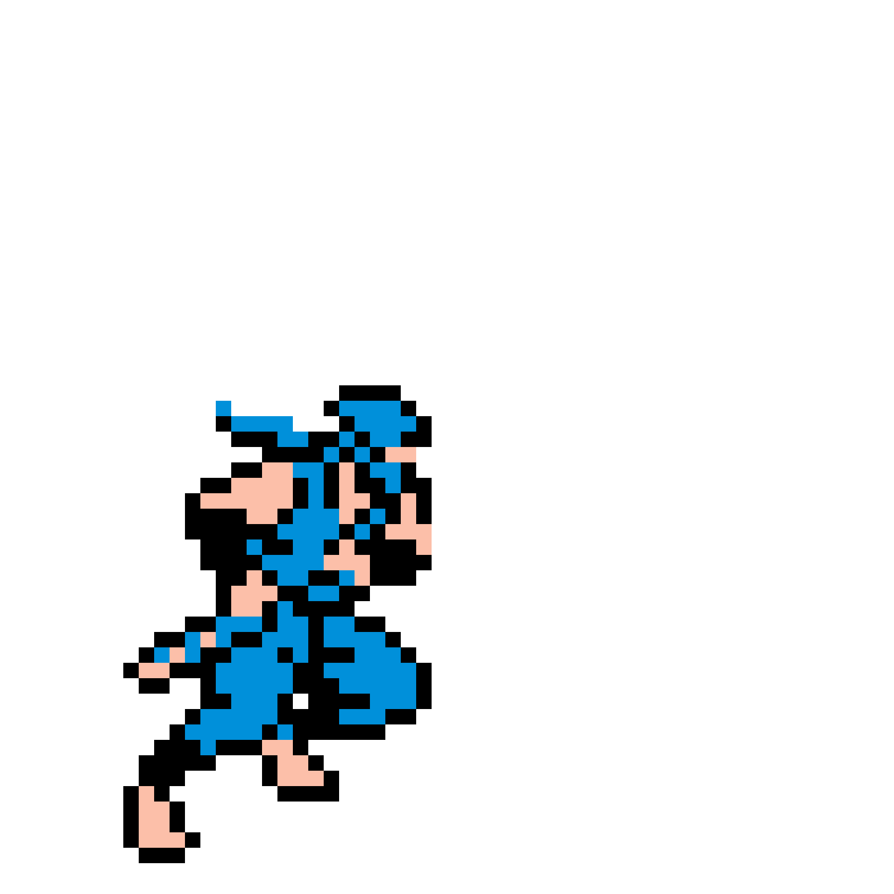 Pärlplatta mönster för NINJA GAIDEN