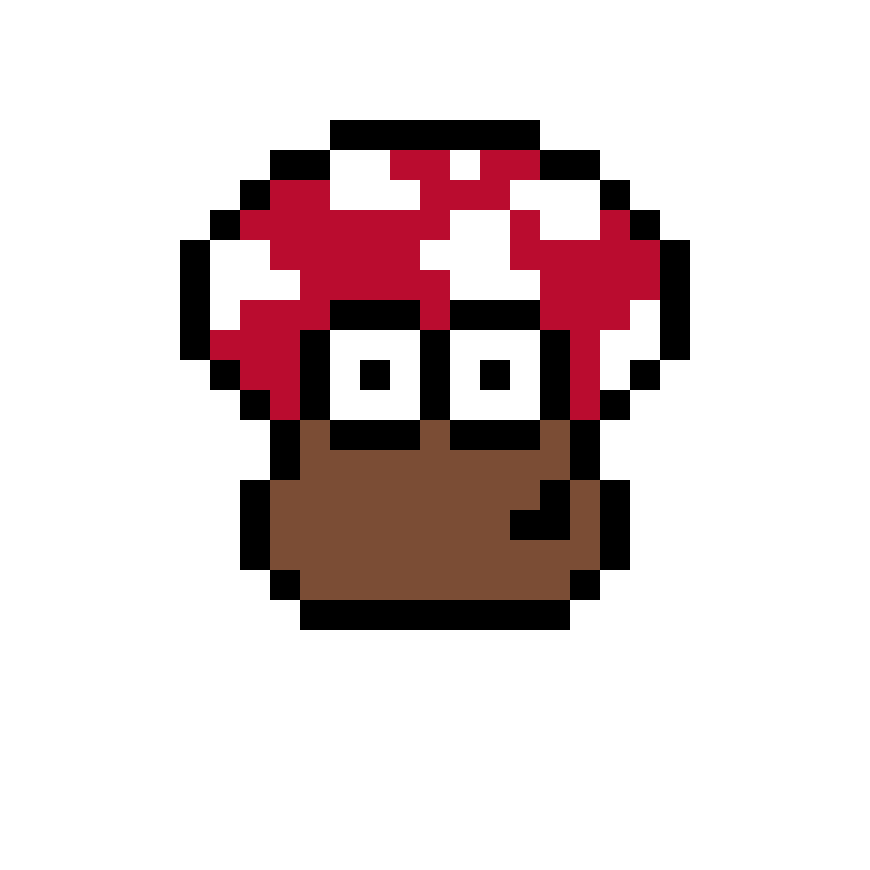 Pärlplatta mönster för pou hongo (pou toad)
