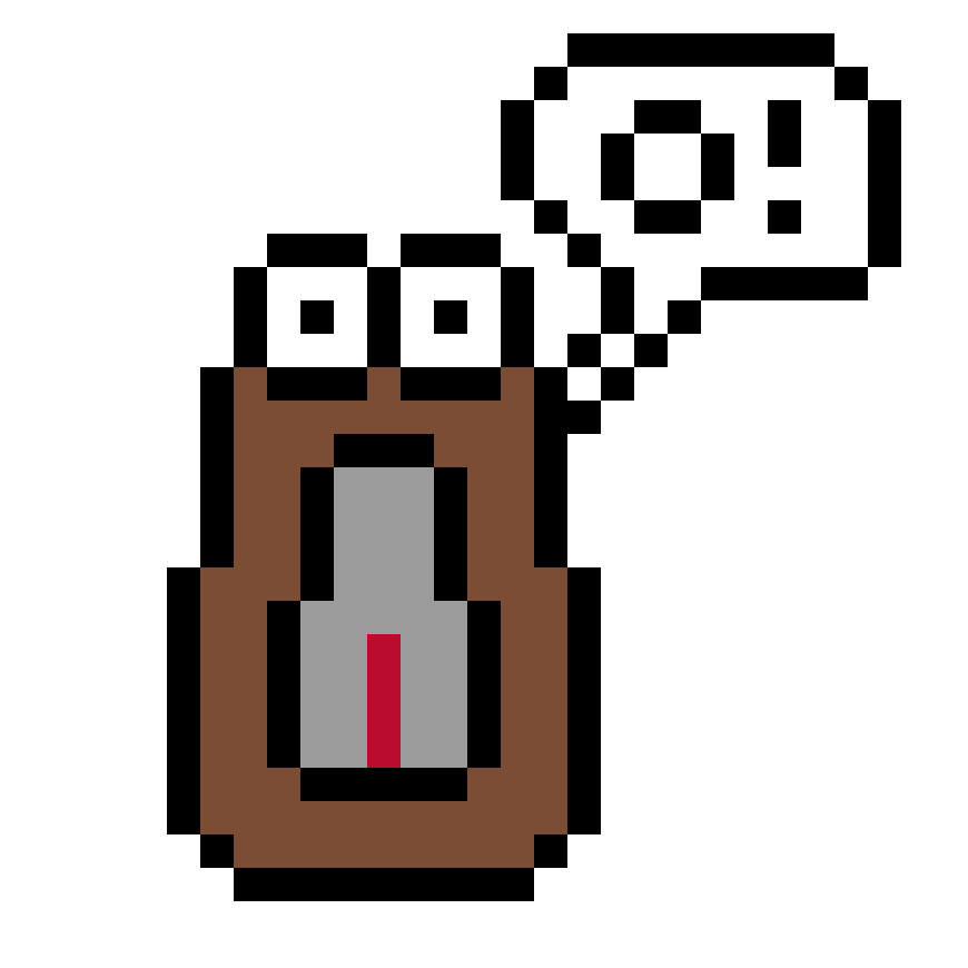 Pärlplatta mönster för pou que dice :o