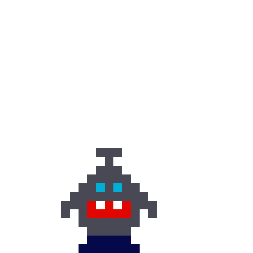 Pärlplatta mönster för Space Invathers Fanmade 1