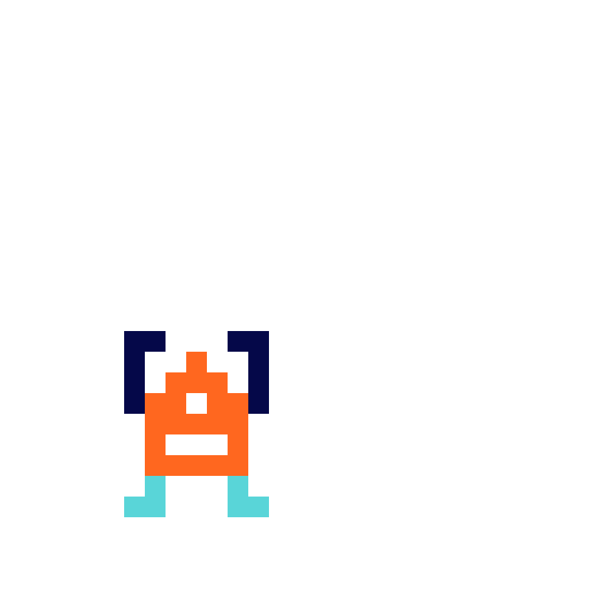 Pärlplatta mönster för Space Invathers Fanmade 3
