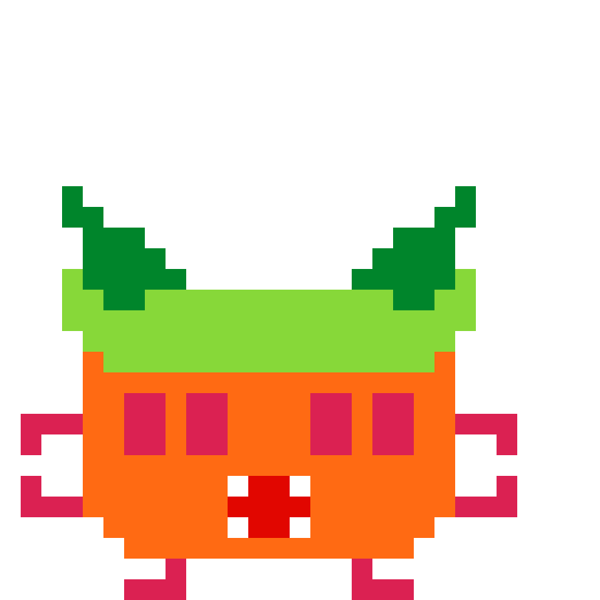 Pärlplatta mönster för Space Invathers Fanmade 5