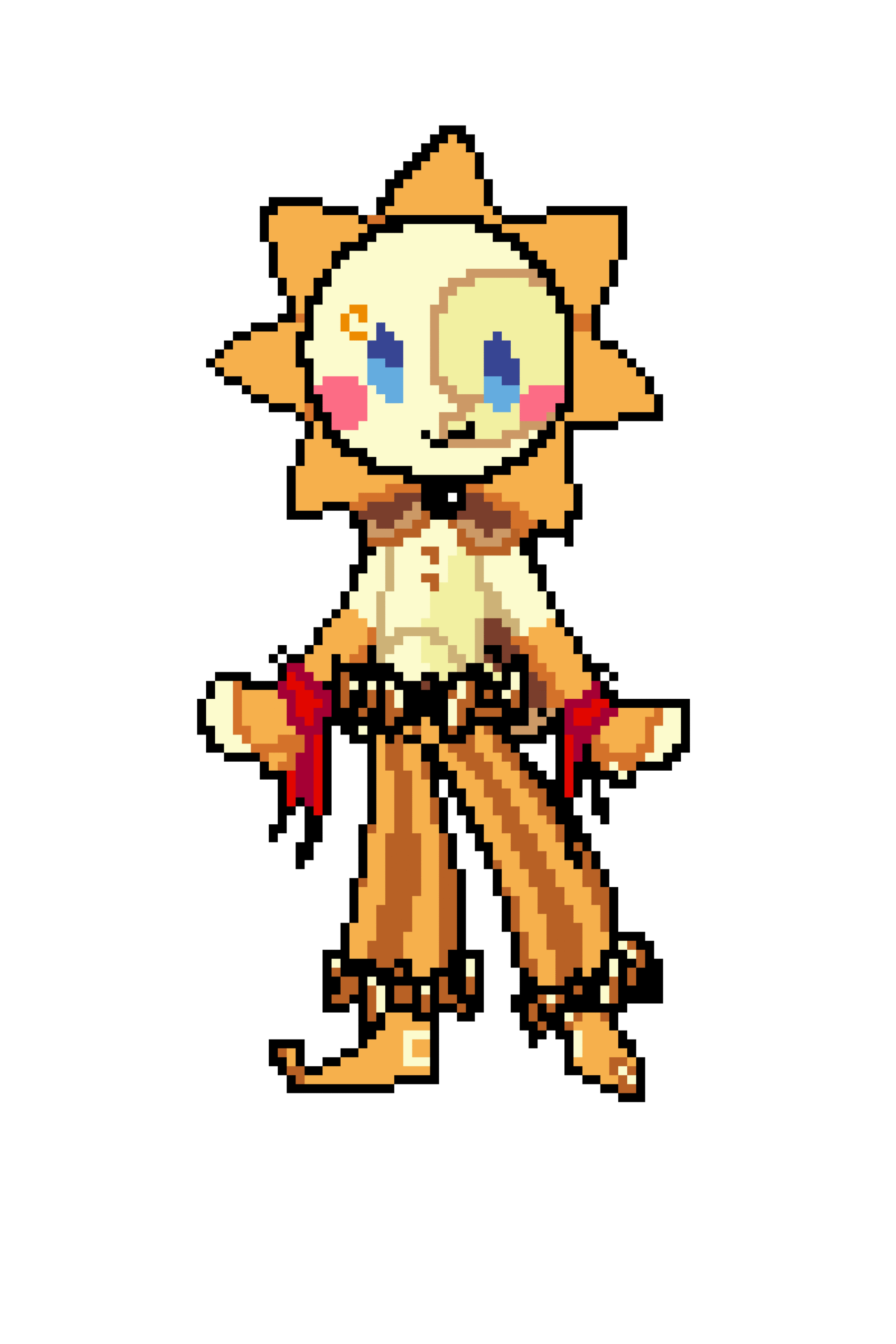 Pärlplatta mönster för Sundrop fnaf (five night at freddys)