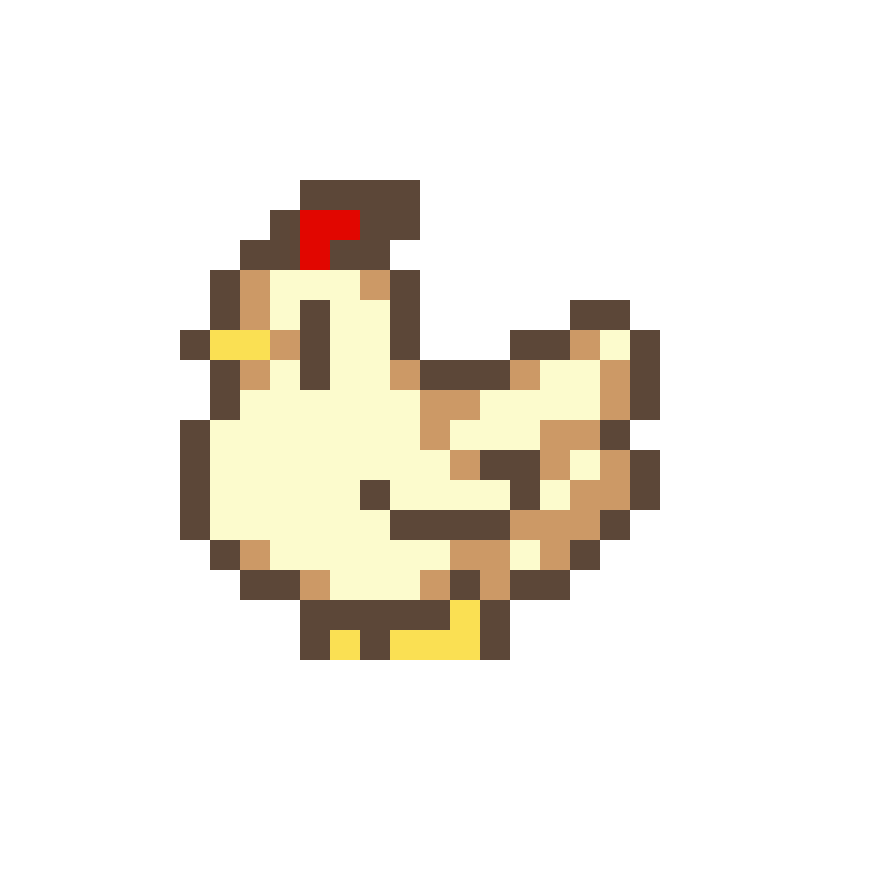 Pärlplatta mönster för Höna - Zelda