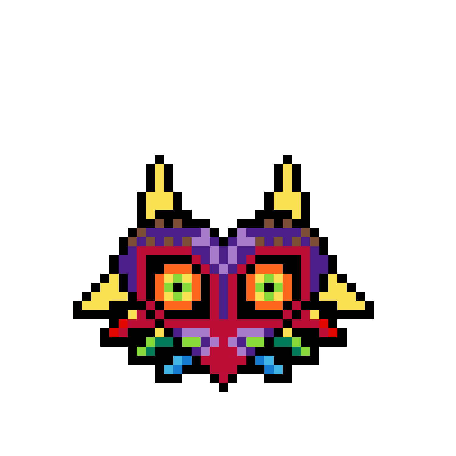 Pärlplatta mönster för Majora´s Mask